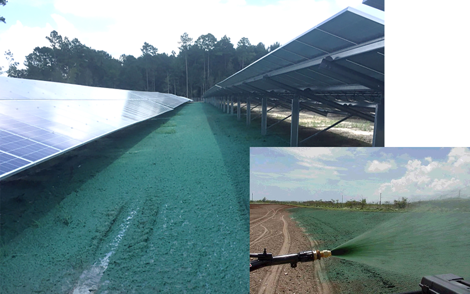 Hydromulch & Flexible Growth Medium Solutions for Solar Farms