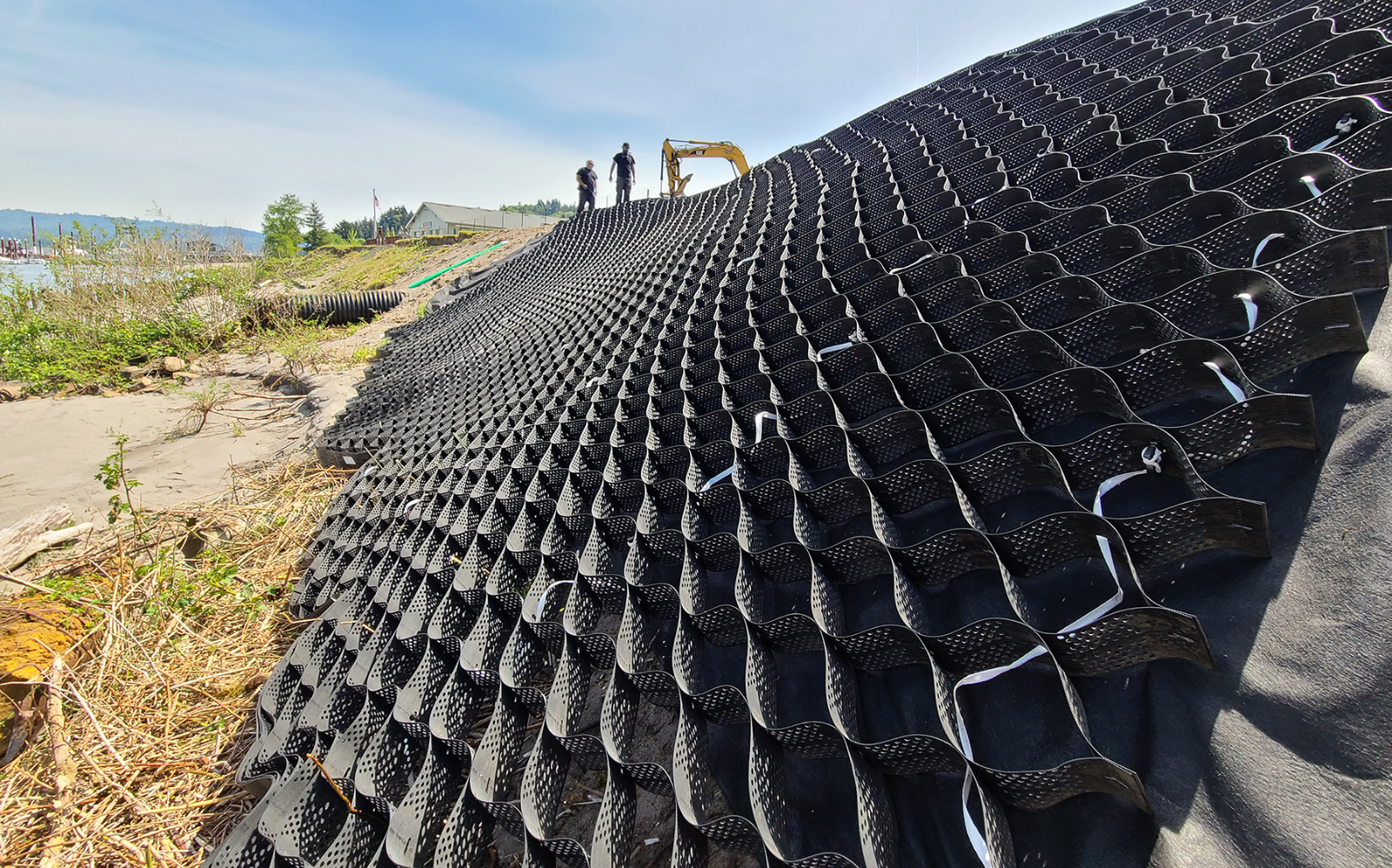 Presto Geoweb Installation for Erosion Control & Slope Stabilization