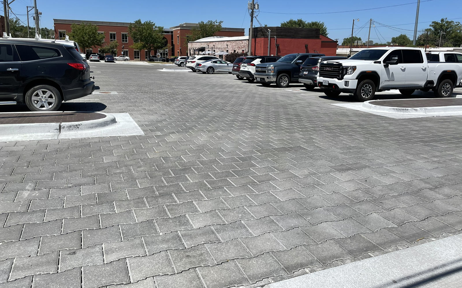 PaveDrain & R-Tank Stormwater Management Solution at Arnold Hall Parking Lot