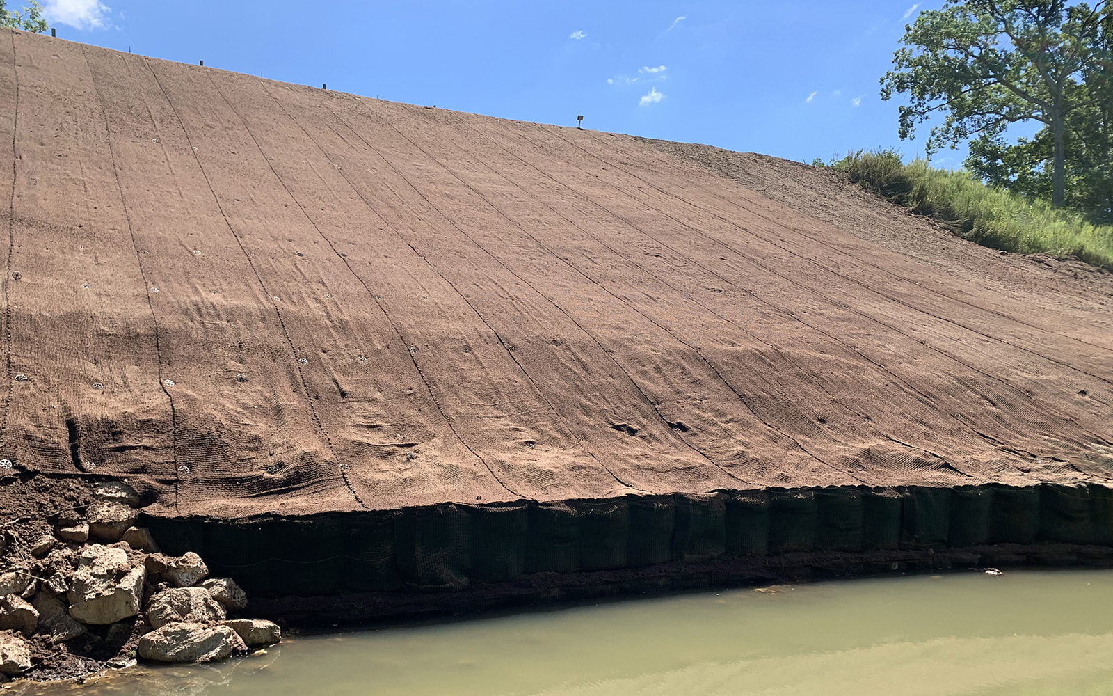 ProGanics Application for Slope Stabilization