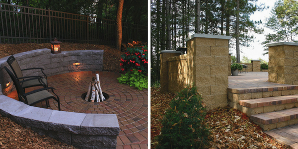 Cottage/Country Stone  Rockwood Retaining Walls